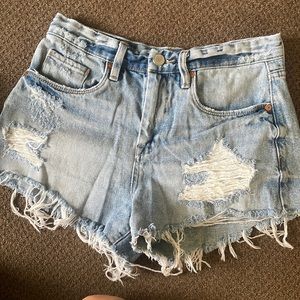 High rise vintage Jean short